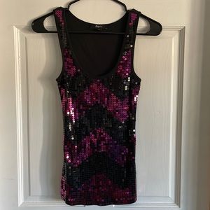 Express sequin tank